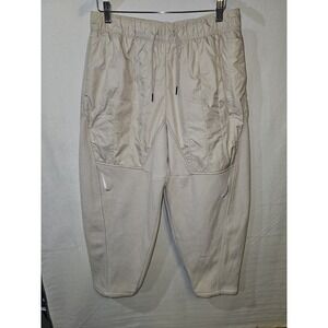 Nike Sportswear Double Swoosh Curve Plush Fleece Pants DD5614-206 Size L Womens